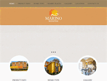 Tablet Screenshot of marino-khaoyai.com